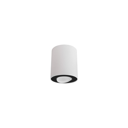 Lampa punktowa natynkowa SET biały/czarny