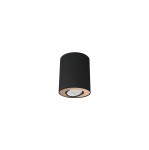 Lampa punktowa natynkowa SET czarny/złoty