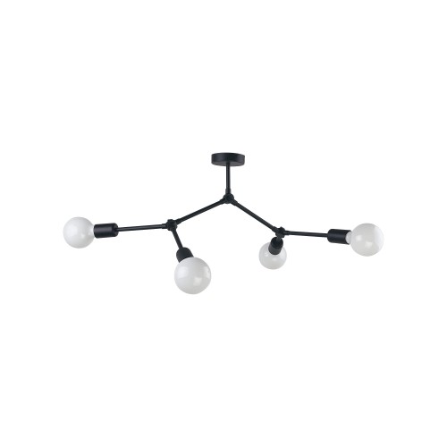Lampa sufitowa TWIG IV czarny