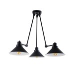 Lampa sufitowa TECHNO III czarny