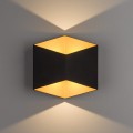 Kinkiet TRIANGLES LED czarny/złoty