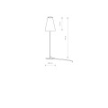 Lampa stołowa TRIFLE czarny/złoty