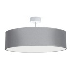 Lampa sufitowa abażur VIOLET szary