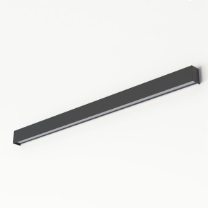 Kinkiet minimalistyczny STRAIGHT WALL LED L grafitowy 