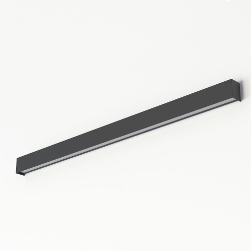 Kinkiet minimalistyczny STRAIGHT WALL LED L grafitowy 