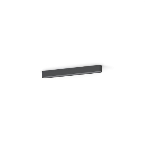 Lampa sufitowa liniowa SOFT CEILING LED 60X6 grafitowy