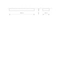 Lampa sufitowa plafon SOFT CEILING LED 90X20 grafitowy