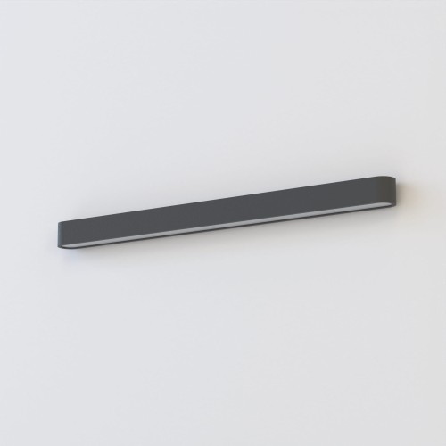 Kinkiet minimalistyczny SOFT WALL LED 90X6 grafitowy