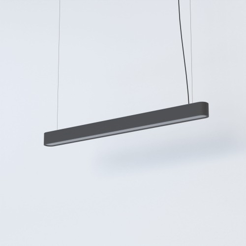 Lampa wisząca liniowa SOFT LED 90X6 grafitowy