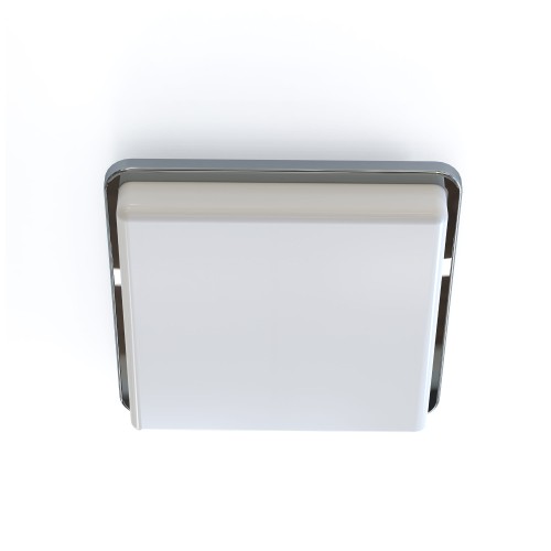 Plafon TAHOE I IP44 biały/chrom