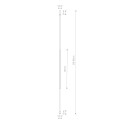 Lampa wisząca VERTIC LED 3000K 19W czarny
