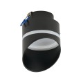 Lampa punktowa podtynkowa VIS czarny