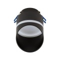 Lampa punktowa podtynkowa VIS czarny