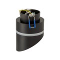 Lampa punktowa podtynkowa VIS czarny