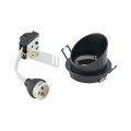 Lampa punktowa podtynkowa SOLTA czarny