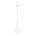 Lampa wisząca ZENITH S szary