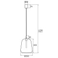 Lampa wisząca IRUN 4267 Argon