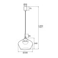 Lampa wisząca IRUN 4268 Argon