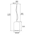 Lampa wisząca AVEIRO 4292 Argon