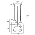 Lampa wisząca TRINI 1493 Argon