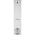 Lampa nowoczesna 1-punktowa KULA OVAL chrom