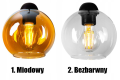 Lampa Nowoczesna Szklana Kula #378 