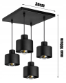 Lampa sufitowa wisząca LOFT #013 