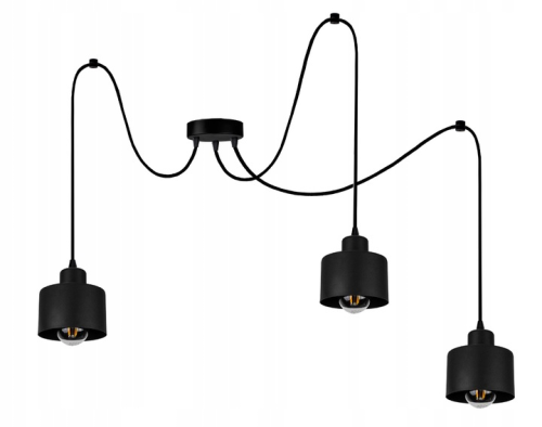Lampa Sufitowa wisząca PAJĄK LOFT #025 