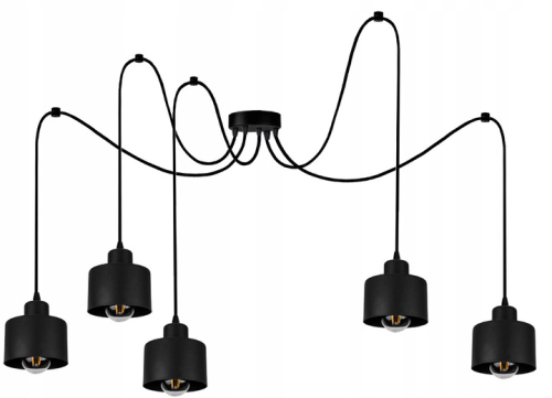 Lampa Sufitowa wisząca PAJĄK LOFT #027
