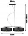 Nowoczesna Lampa Sufitowa Wisząca LOFT #077