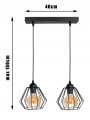 Lampa Sufitowa LOFT Druciak #227 