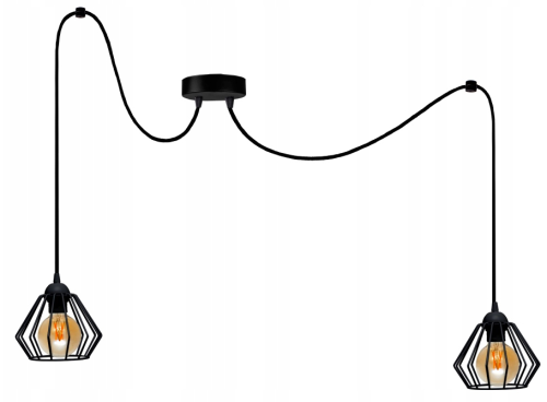 Lampa Sufitowa wisząca LOFT Druciak #257 