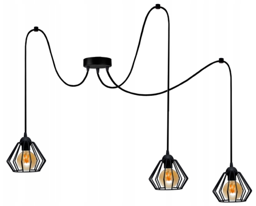Lampa Sufitowa wisząca LOFT Druciak #258 