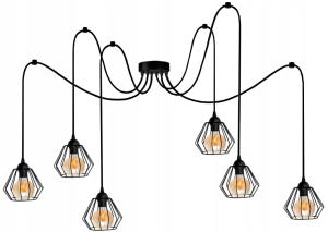Lampa Sufitowa wisząca LOFT Druciak #261