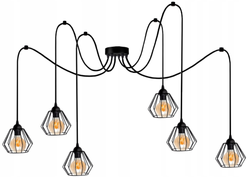 Lampa Sufitowa wisząca LOFT Druciak #261