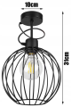 Nowoczesna Lampa Sufitowa Kula LOFT Druciak #296 