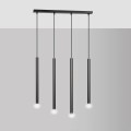 Lampa wisząca SELTER 4 BLACK