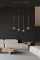 Lampa wisząca SELTER 4 BLACK