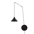 Lampa wisząca metalowa ABRAMO 1 BLACK
