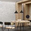 Lampa wisząca metalowa ABRAMO 2 BLACK