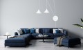 Lampa wisząca metalowa ABRAMO 2 WHITE