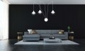 Lampa wisząca metalowa ABRAMO 3 WHITE