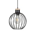 Lampa wisząca druciak BARBADO 1 BLACK