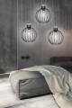 Lampa wisząca druciak BARBADO 3 BLACK