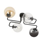 Lampa sufitowa BRENDI 4 BLACK/MIX 1