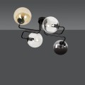 Lampa sufitowa BRENDI 4 BLACK/MIX 1