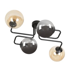Lampa sufitowa BRENDI 4 BLACK/MIX 2