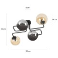 Lampa sufitowa BRENDI 4 BLACK/MIX 2