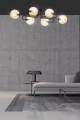 Lampa sufitowa BRENDI 6A BLACK/MIODOWY