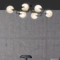 Lampa sufitowa BRENDI 6A BLACK/MIODOWY